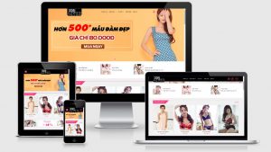 Mẫu giao diện website điện máy