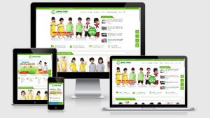 Mẫu giao diện website mỹ phẩm trắng da