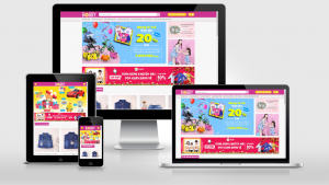 Giao diện web công ty thuốc