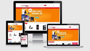 Mẫu giao diện website shop trẻ thơ